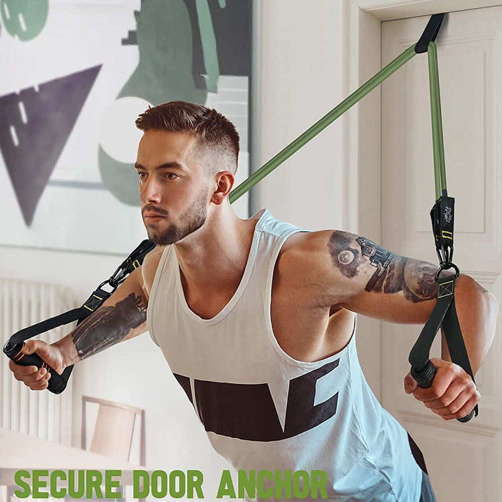 100/150/200LBS Resistance Bands Set - Home Workouts, Strength Training - Axiom Outlet